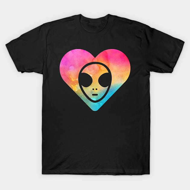 Cute Alien T-Shirt by JKFDesigns